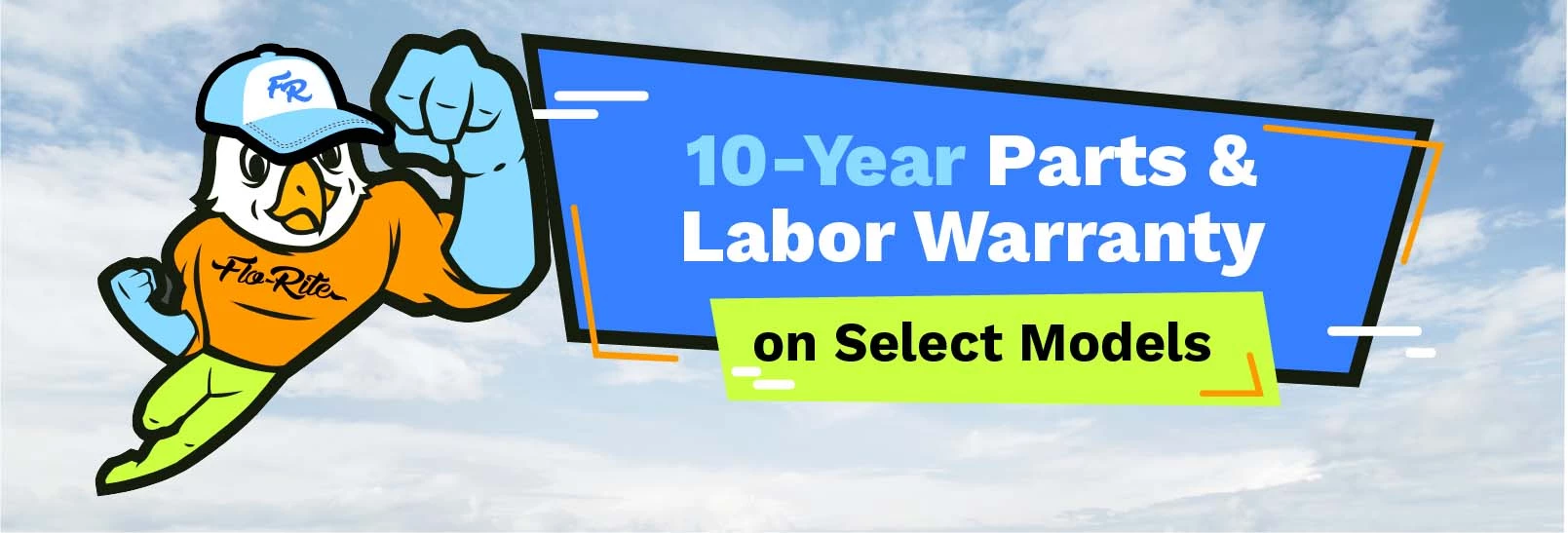 10 parts and labor warranty